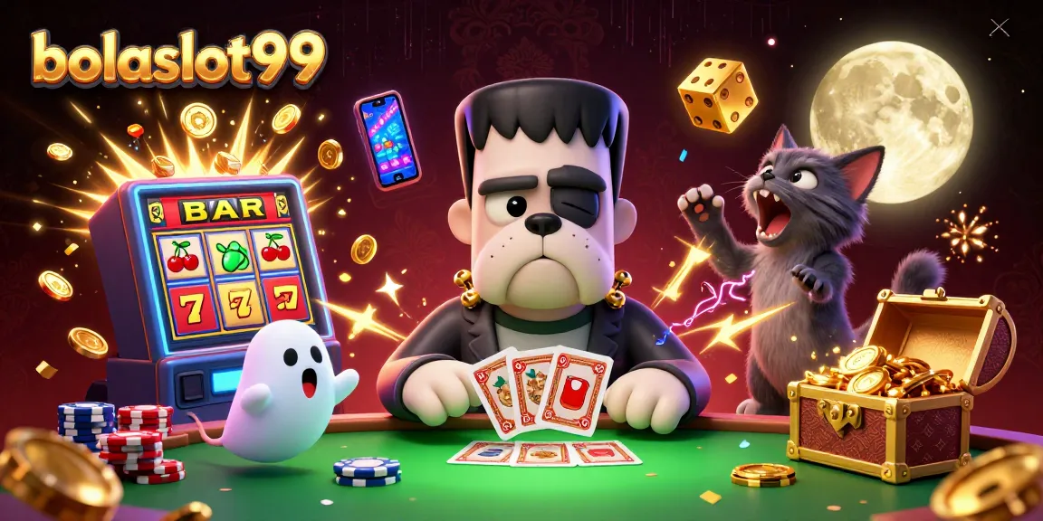 Experience the thrill of bolaslot99 with a lively 3D casino scene featuring lively characters and vibrant game elements.