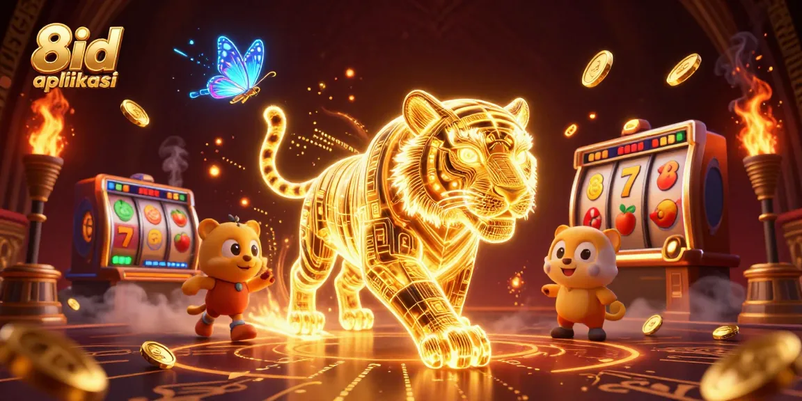 Play thrilling games and win with 8id aplikasi in a vibrant digital casino atmosphere.